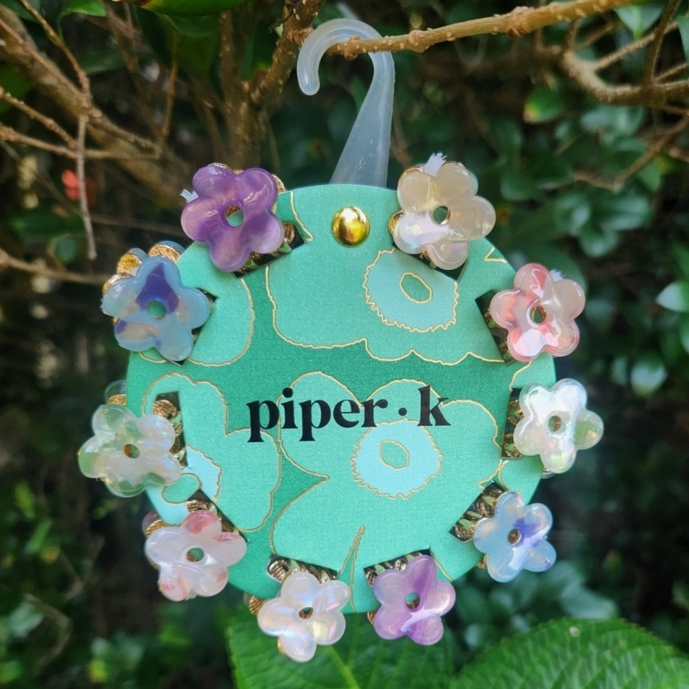 Piper K Floral Hair Clips Set Of 10